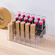 24 Grid Stand Solid Lip Stick Cosmetic Storage Box Organizer