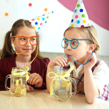 Creative Eyeglasses Straw Drinking