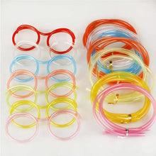 Creative Eyeglasses Straw Drinking