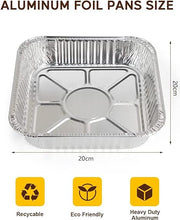 10 Pcs Aluminium Disposable Foil Plates