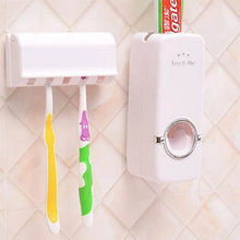 Toothpaste Dispenser With Brush Holder