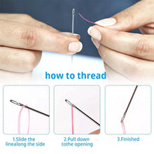 30Pcs Threading Needles With Wood Case