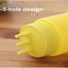 3 Nozzles Squeeze Bottles