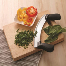 Stainless Steel Knife, Mezzaluna Chopper