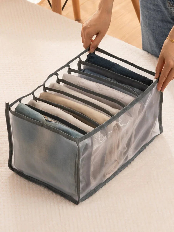 7 Grid Pants Organizer Storage Box