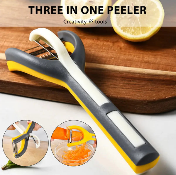 Stainless Steel Three Piece Set Peeler