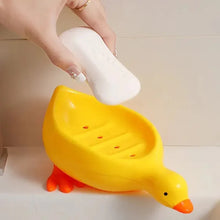 Cute Duck Shape Soap Dish Self Draining Soap Holder