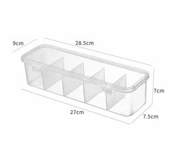 Transparent 4 Compartment Box