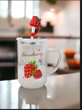 Kids Fruit Printed Cup with Straw