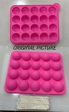 SILICONE LOLLY POP MOLD WITH LOLLY  STICK