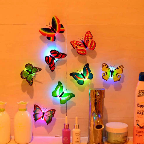 3Pcs LED Butterfly Wall Sticker