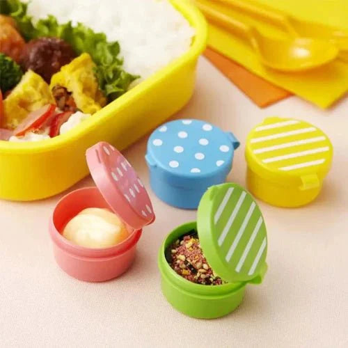 4 Pcs Mini Sauce & Seasoning Containers