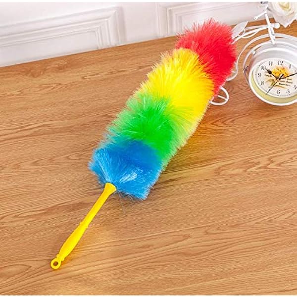 VararoFiber Colorful Static Hard Bristle Duster