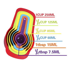 6 Pieces Measuring Spoons Cups With Scale