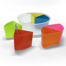 6 Cell Colorful Spice Rack Set