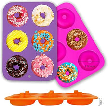 6 HOLE SILICONE DONUT SHAPE MOLD