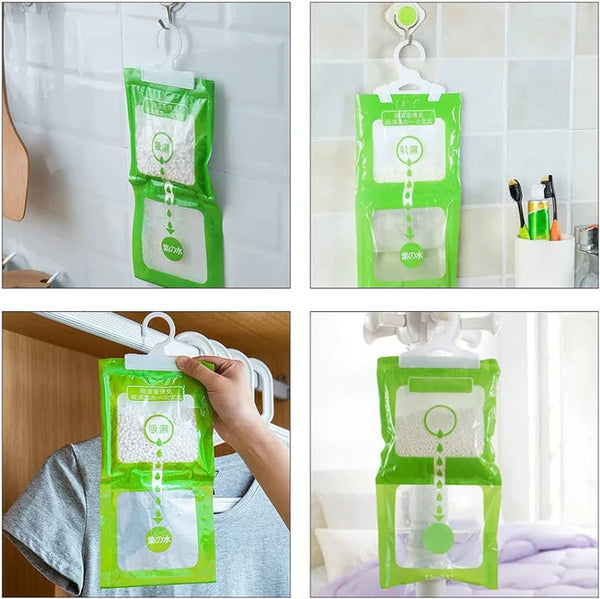 Moisture-proof Wardrobe Dehumidifier Hanging Bags