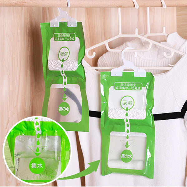 Moisture-proof Wardrobe Dehumidifier Hanging Bags