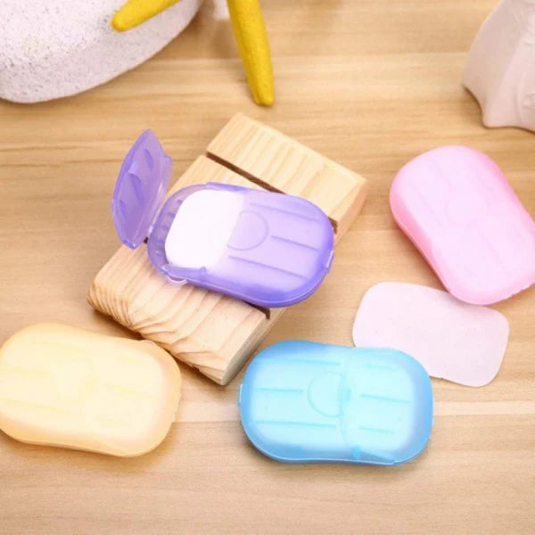 20Pcs Handy Travel Paper Soap (Pack Of 2)