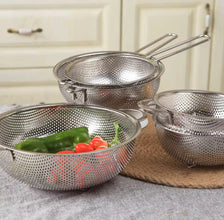 Stainless Steel Colander With Double Handle