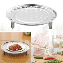 Multifunctional Stainless Steel Steaming Steamer Rack for Steamed Bun 24cm