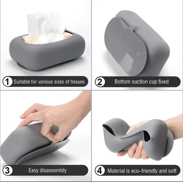 Silicon Suction Tissue Box