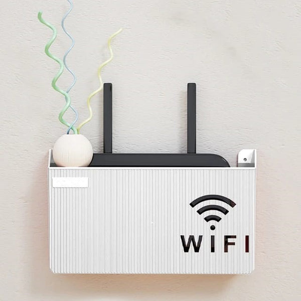 Wall Hanging Plastic Wireless Router Storage Box