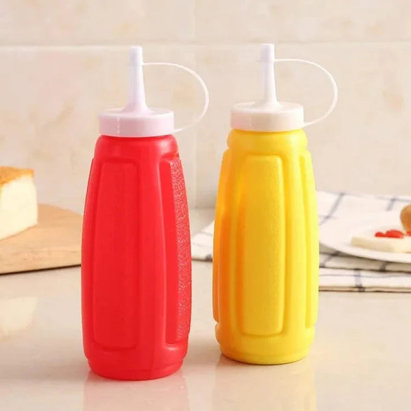 1 Pcs Plastic Ketchup Dressing Bottle