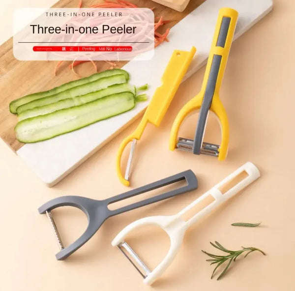 Stainless Steel Three Piece Set Peeler