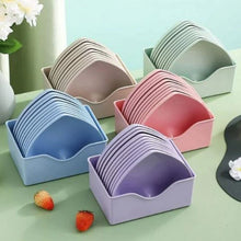 8 Pcs Heart Shaped Spit Bone Dish Plates