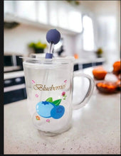 Kids Fruit Printed Cup with Straw