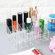 24 Grid Stand Solid Lip Stick Cosmetic Storage Box Organizer