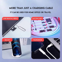 Multifunctional Data Cable Set 60w Fast Charging Cable For Android & Iphone