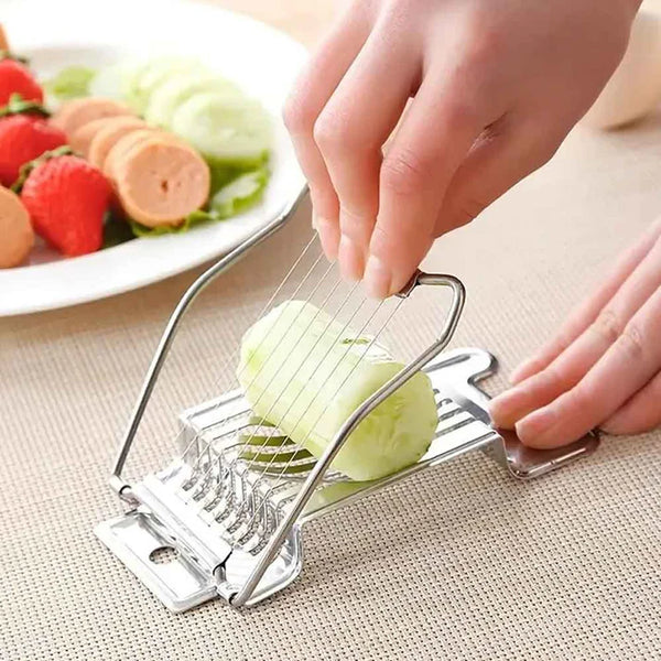 Egg Cutter Slicer Stainless Steel