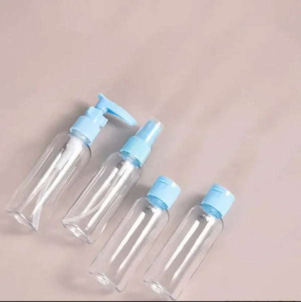 Pack of 4 Travel Size Refillable Bottle