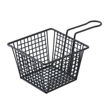 Mini Square Iron Fries Basket (only Black)