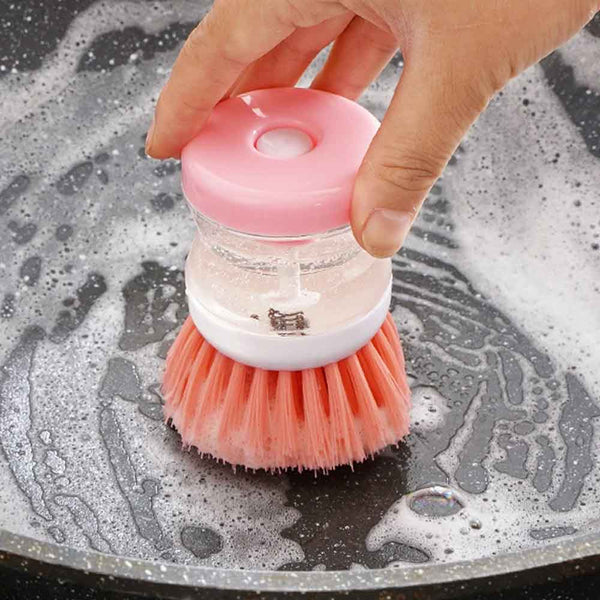 Liquid Soap Dishwasher Brush