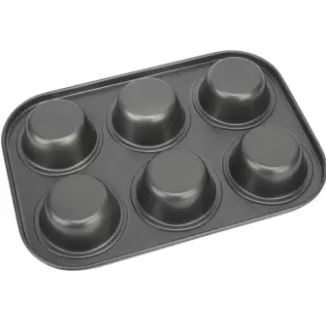 Non Stick 6 Cups Muffin Pan & Backing Cup Cake Tray