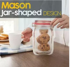 Reusable Mason Bottle Shape Storage Bags Pack of 3