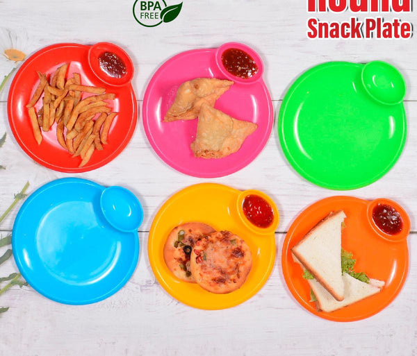 Round Snack Plate