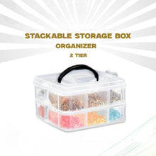 2 Layer Portable Necklace And Ring Storage Box