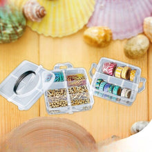 2 Layer Portable Necklace And Ring Storage Box