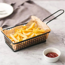 Mini Fry Basket Rectangle Stainless Steel