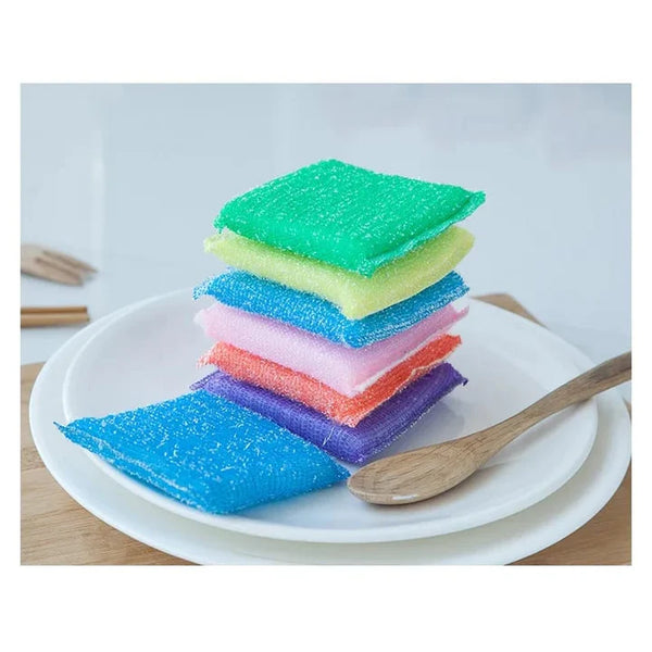 Double Sided Kitchen Cleaning Sponge (Pack of 4)