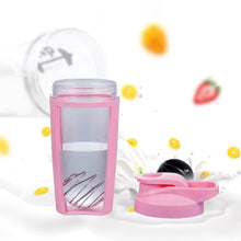 600ml Protein Shaker Bottle Sport Water Cup