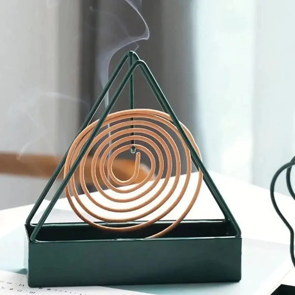 Triangle Coil Holder, Iron Mosquito Incense Box