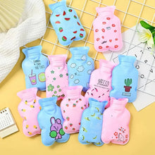 Portable Cute Hot & Cold Water Bag Bottle Shape Winter Feet Hand Warmer