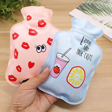 Portable Cute Hot & Cold Water Bag Bottle Shape Winter Feet Hand Warmer