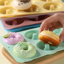 6 HOLE SILICONE DONUT SHAPE MOLD