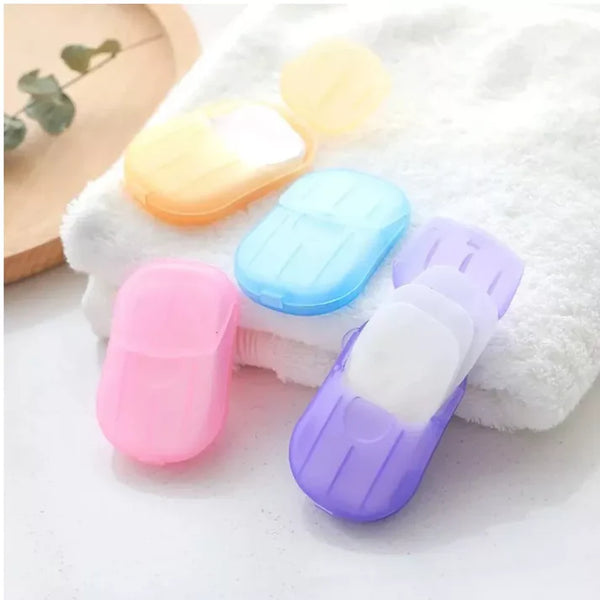 20Pcs Handy Travel Paper Soap (Pack Of 2)